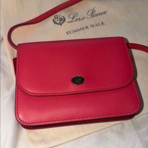 Loro Piana Vibrant Pink Shoulder Bag